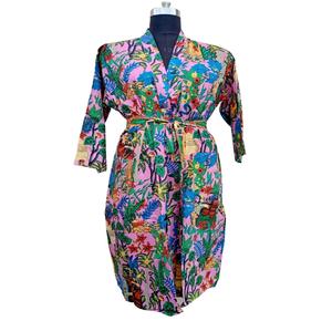 Vestido caftán de mujer con lentejuelas y bordado - Product Image 4