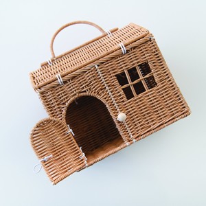 Cesta decorativa de mimbre para juguetes infantiles y organizador, cestas de almacenamiento de buena calidad - Product Image 1