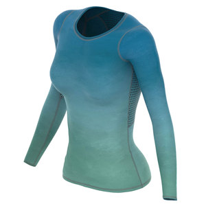 Camiseta Deportiva para Mujer, Camiseta de Compresión para Ejercicio y Movimiento Activo - Product Image 2