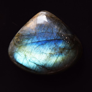 Wholesale Natural Labradorite Cabochon <b>Triangle</b> Cut Shape Blue Polished Loose Gemstone Semi-Precious Gemstone For Jewelry Making - Product Image 3