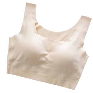 Sujetadores deportivos de realce para mujer personalizados de calidad superior Sujetador sin costuras de talla grande al por mayor inalámbrico Desmontable Doble ODM - Product Image 2