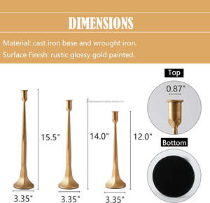 Bougeoir en métal fait main par un designer, découpe artistique, attrait élégant, éclairage décoratif pour la Saint-Valentin, anniversaire, maison - Product Image 2