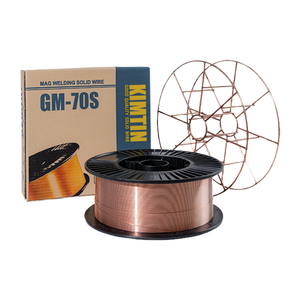 Fil de soudage MIG ER70S-6 recouvert de cuivre, 0,8-1,0 mm, bobine de 5 kg, fil de soudage en acier au carbone - Product Image 4