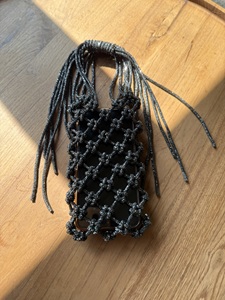 Bolso Bandolera de Macramé Hecho a Mano, Bolsa para Teléfono de Cuerda de Algodón, Ligero y Elegante para Viajes y Uso Diario para Mujeres - Product Image 6