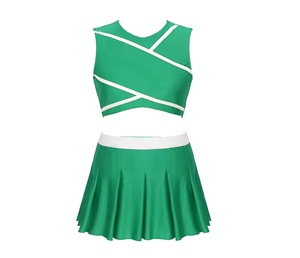 Tenue d'entraînement personnalisée pour cheerleading, fabriquée au Pakistan, créez votre propre uniforme d'équipe, uniforme de cheerleading en tissu doux - Product Image 4