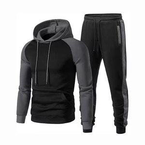 Traje de entrenamiento de poliéster 100% transpirable para hombre, personalizado OEM 2025, con cuello alto y media cremallera, para otoño - Product Image 1