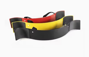 Adjustable Metal Neck Shoulder Support <b>Belt</b> <b>Red</b> Black Universal Fitness Training Accessory - Product Image 2