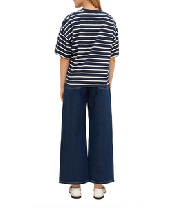 T-shirts amples d'été pour femmes, tendance streetwear, vente en gros, personnalisables avec logo, 100% coton, respirants, doux, de haute qualité, décontractés - Product Image 2