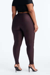 High Waist Full Length Custom Color <b>Seamless</b> <b>Leggings</b> for Women Plus Size Stretch Knitted Spandex Nylon Material All Seasons - Product Image 4