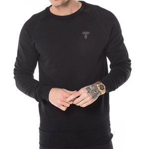 New Wholesale Plain 100% Cotton Blended Blank <b>Fleece</b> Crewneck <b>Sweatshirt</b> Men Custom Design <b>Sweatshirt</b> for Custom Logo - Product Image 1