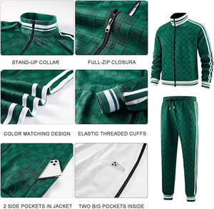 Conjunto deportivo para hombre, chándal, camiseta de manga corta, pantalones cortos, conjunto informal, sudadera masculina, trajes deportivos sublimados - Product Image 5