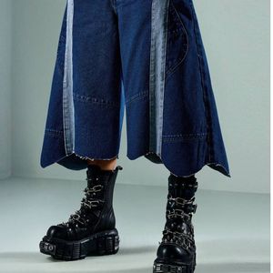 Pantalones Cortos de Mezclilla Anchos Personalizados para Hombre, Estilo Baggy, Streetwear, Hip Hop, Corte Holgado, Cargo, OEM, Venta al por Mayor, Moda - Product Image 4