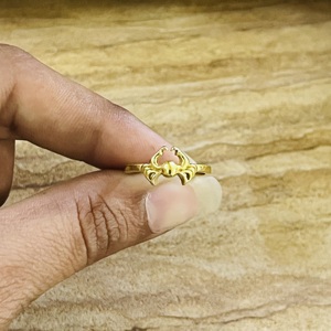 Latest Design Crab Animal <b>Ring</b> Boho Brass <b>Rings</b> For Women 18k Gold Plated Dainty <b>Statement</b> Ocean Jewelry For Wholesale/OEM/ODM - Product Image 3