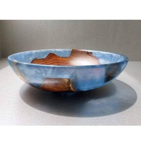Handmade Ceramic Bowl Yellow Swirl Design Minimalist Style <b>Under</b> Glazed Food Serving Home Decorative Bowls - Product Image 3