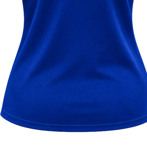 Maillot de hockey pour femmes SGRho, bleu royal, lettres grecques brodées, col en V, manches courtes, vêtements de sport pour équipes de sororité - Product Image 3