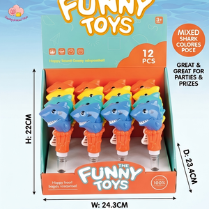 Candydream Juguete de Tiburón de Dibujos Animados con Dispensador de Caramelos, Juguete Interactivo de Plástico con Tubo Dispensador de Caramelos, Juguete de Llenado de Caramelos para Niños, Regalo - Product Image 5