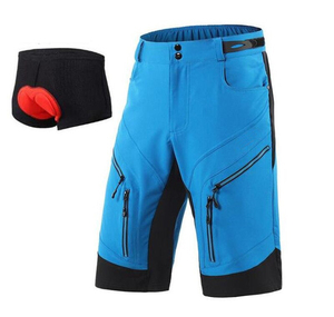 Short de cyclisme orange pour homme IMPROVEMENTS SPORTS avec rembourrage, séchage rapide, pour VTT, vêtements de sport pour adultes - Product Image 4