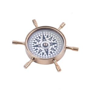 Explorer Style Nautical <b>Compass</b> Crafted from Solid Brass <b>Antique</b> Maritime Direction Tool for Outdoor Adventure Trips - Product Image 2