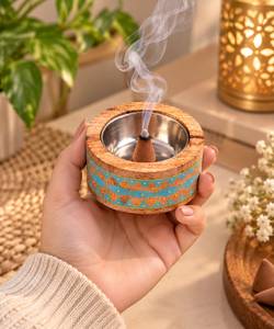 Brûleur de Bakhoor en Résine de Bois Premium en Gros, Élégant Porte-Encens Oud, Décoration Arabe pour la Maison, Collections de Cadeaux Parfumés Religieux - Product Image 2