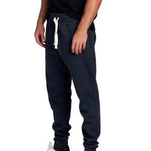 Pantalones Deportivos Gris Oscuro para Hombre, Cintura Elástica con Cordón, Casuales, de Algodón Medio, con Bolsillos Laterales, para Otoño - Product Image 4