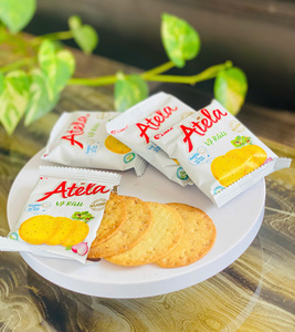 ขนมขบเคี้ยวผักอบกรอบ Atela 342 กรัม รูปทรงกลม รสเค็ม บางกรอบ รับผลิตแบบ ODM OEM ขายส่งจากโรงงานเวียดนามโดยตรง มีตัวอย่างฟรี - Product Image 1