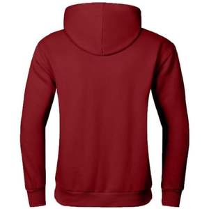 Sudadera con Capucha Roja para Hombre, Informal, de Forro Polar, Cálida para Invierno, Estilo Urbano - Product Image 3
