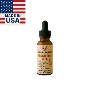 Huile Essentielle Naturelle Marque Blanche 8oz Favorise l'Utilisation de la Litière 10oz Spray Écologique Classique Parfum Frais Sans Tension pour Chats - Product Image 1