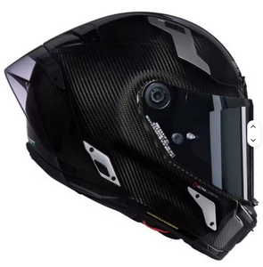หมวกกันน็อคเต็มใบ ดีไซน์ Predator รุ่นใหม่ล่าสุด Nollan X-804 RS U.C. ARGENTO 332 คาร์บอน / อาร์เจนโต นิว ดูอัล วิซเซอร์ - Product Image 4