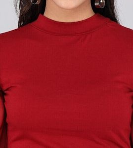 Camiseta de Manga Larga, Transpirable, de Punto, Cuello Cuadrado, Informal, Personalizada, de Algodón y Poliéster, Talla Regular, Corte Ajustado, Ligera, 180g - Product Image 3