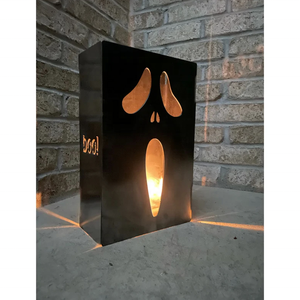 Decoraciones de Halloween para el Hogar y Jardín al por Mayor, Portavelas Votivas con Diseño de Rostro Espeluznante Personalizado - Product Image 2