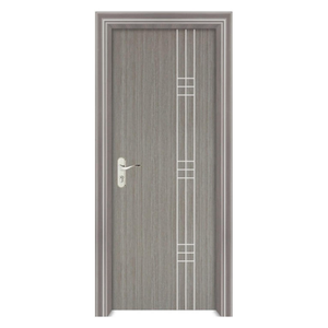 Porte Intérieure Moderne en Composite Intégral, Cadre Étanche en Bois WPC PVC, Porte Polymère Finie pour Chambre, Sous-sol, Hôtel - Product Image 1