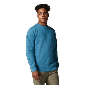 Logo de broderie personnalisé hommes sweat-shirt uni en coton vierge polaire col rond sweat vente en gros hommes Streetwear sweat-shirt à la mode - Product Image 2