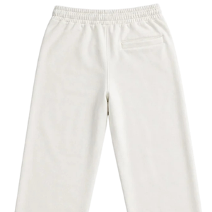 Wholesale <b>Mens</b> Wide Leg <b>Trousers</b> Custom Elastic Waist Relaxed Fit Side Pockets Full Length Open Hem Casual <b>Lounge</b> Wear OEM ODM B - Product Image 4