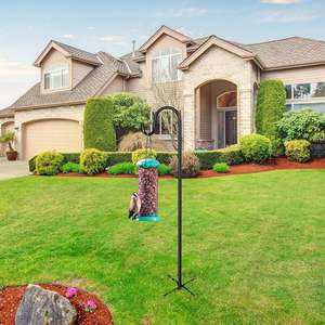 1 paquete de ganchos de pastor ligeros de 46 pulgadas para comederos de pájaros al aire libre, alimentador de linterna colgante con Base de 5 puntas para plantas de colibríes - Product Image 2