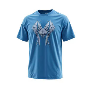 Camiseta de Manga Larga Unisex de Poliéster/Algodón con Logotipo Estampado en la Parte Delantera, Lavado Ácido, Impresión de Alta Calidad, Camiseta para Hombre, Marca Privada OEM - Product Image 4