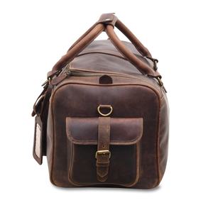 Bolsa de cuero para fin de semana, regalos para él, lona de grano completo, sostiene todos los regalos de bolsa de viaje durante la noche, 2017 - Product Image 5