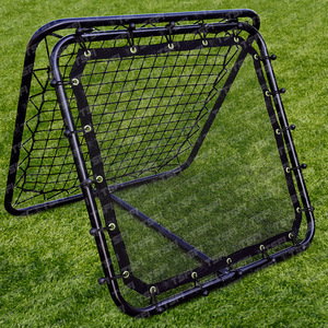 Portable Football <b>Rebounder</b> Goal Foldable Soccer Training <b>Net</b> Steel Frame Double Sided Adjustable Practice Goal for Adults Drill - Product Image 1