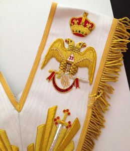 Colliers maçonniques personnalisés de haute qualité pour le 33e degré du Rite écossais – Meilleure vente - Product Image 3