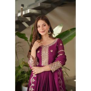 ชุดราตรีปักลายและปักเลื่อมใส่ทำงานสำหรับงานปาร์ตี้ - Product Image 2