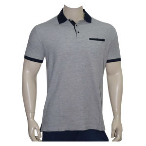 เสื้อเชิ้ตผู้ชายขายดีที่สุด ผ้าผสมสแปนเด็กซ์/คอตตอน ย้อมสีแบบ Garment Dyed เป็นมิตรต่อสิ่งแวดล้อม ทรงปกติ แขนสั้น คุณภาพส่งออก - Product Image 4