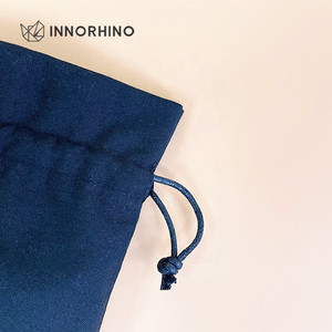 Fournisseur en gros de pochettes en coton doux au toucher avec cordon de serrage, inspection de qualité fournie - Product Image 2