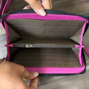 Nuevo Bolso de Mano Largo para Mujer, Estilo Occidental 2026, con Bloqueo RFID, Gran Capacidad, Cuero Repujado a Mano, con Correa para la Muñeca - Product Image 6