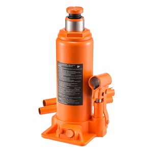 Martinetto idraulico a bottiglia per impieghi gravosi da 10 tonnellate per auto e SUV, intervallo di sollevamento 9,3-18,5 pollici, costruzione in acciaio saldato per 22046 libbre - Product Image 3