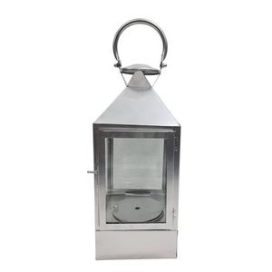 Linterna redonda pequeña con revestimiento azul para la sala de estar del hogar y la decoración de mesas de boda, iluminación de suelo, uso decorativo, linterna de metal. - Product Image 5