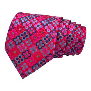 Premium Floral <b>Tie</b> and Pocket Square <b>Set</b> for Men Silk | Feel Printed Necktie Hanky Combo Gift Box | Formal Wear OEM India Style - Product Image 2