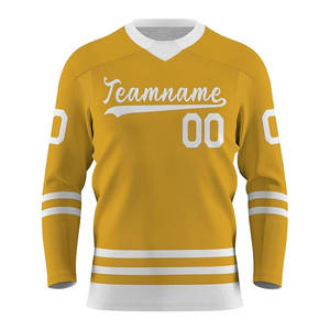 Wholesale High Quality Custom Made Professional Hockey Jersey Uniform Mesh Ice Hockey Wear Printed Breathable 100% Polyester - Product Image 6