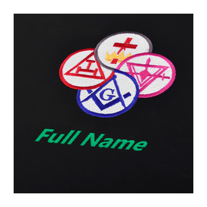 Personalized York Rite Apron <b>Case</b> Custom Machine Embroidery Masonic Regalia Apron <b>Case</b> - Product Image 3