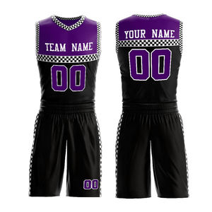 Uniformes de Baloncesto Personalizados para Jóvenes y Hombres, Conjunto de Ropa Deportiva, Uniforme de Baloncesto al por Mayor, Uniforme de Baloncesto Transpirable - Product Image 4