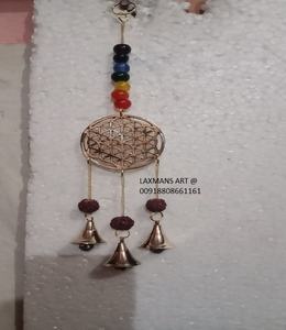 Nouvelles cloches en laiton tentures décoratives chaîne cloches en laiton tentures laiton tentures de noël cloches en laiton à la main cloches tentures - Product Image 1