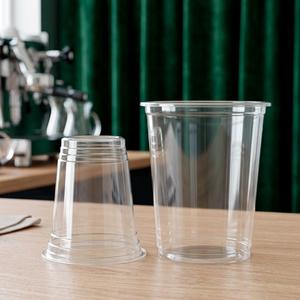 Wholesale Clear Beverage <b>Cup</b> 12 16 22 oz PP <b>Plastic</b> <b>Cup</b> With Lid For Cold <b>Drink</b> Disposable <b>Cup</b> Tea Coffee Smoothie - Product Image 2